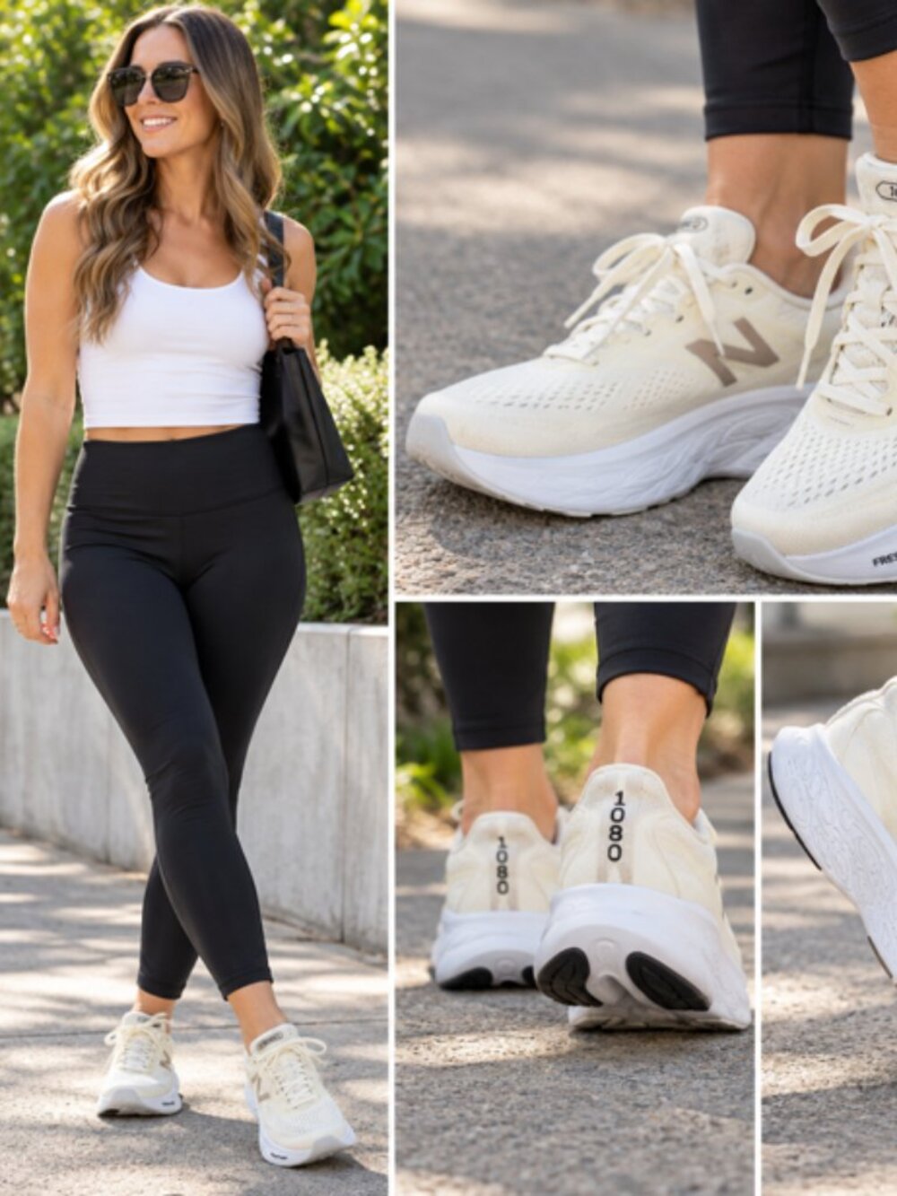 New Balance Fresh Foam X 1080v14 Women’s 9.5 Cream White Beige Running Shoes